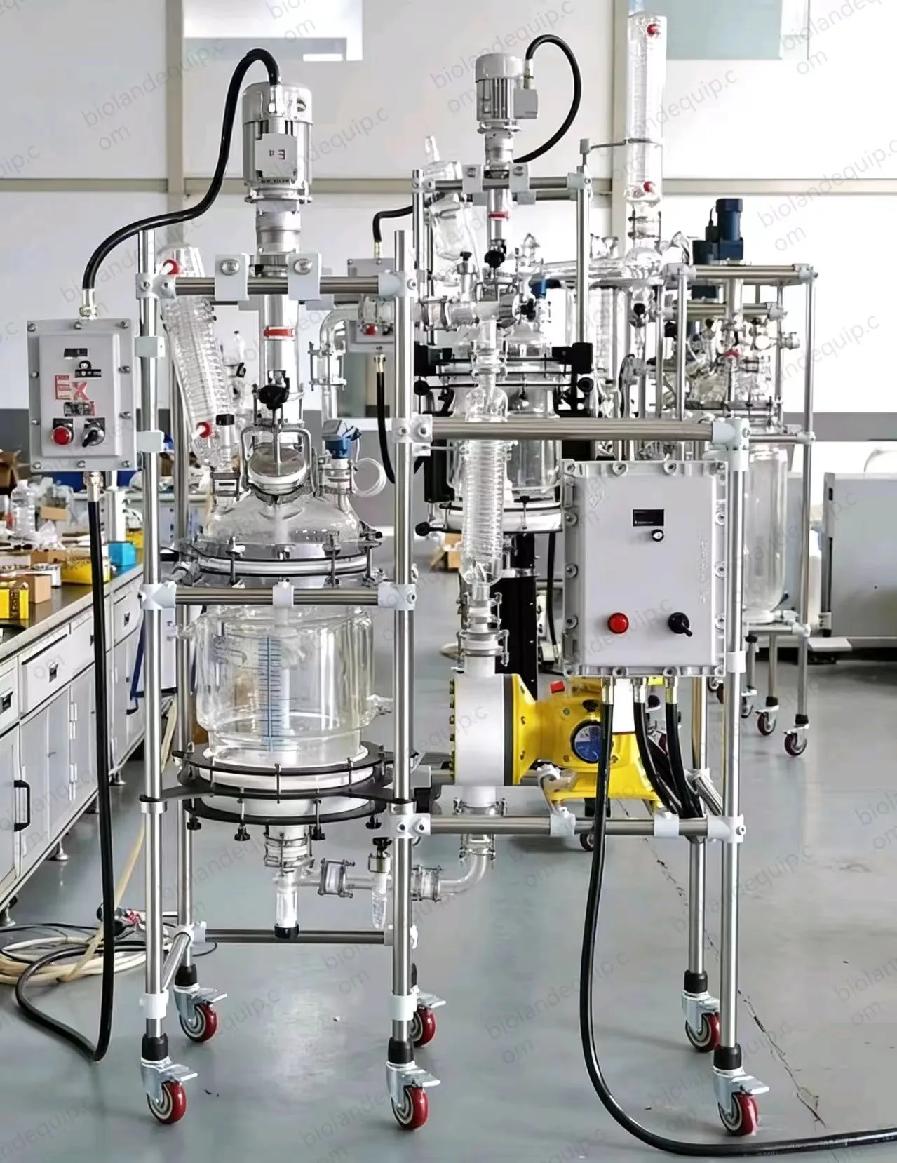 Jacketed Filter Glass Reactor