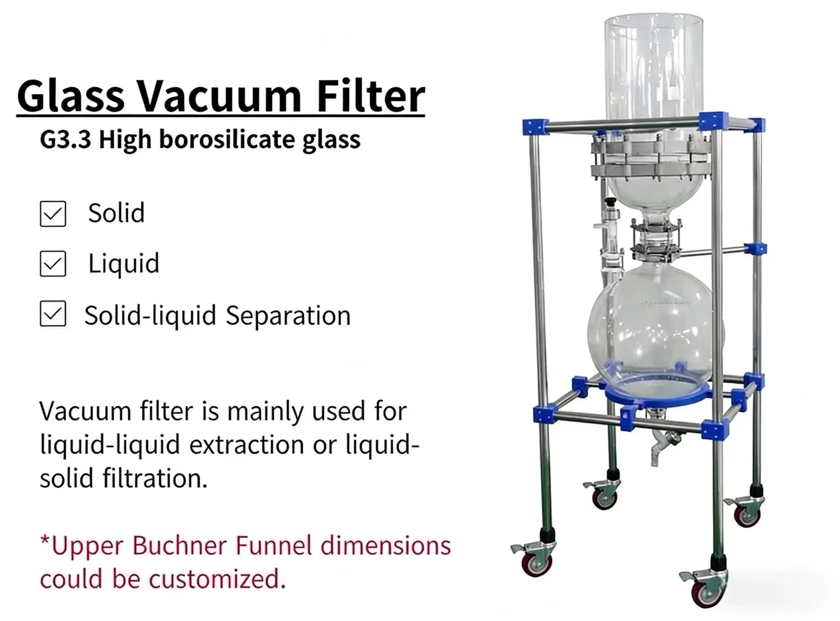 vacuum nutsche filter