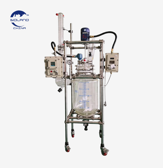 100 liter glass reactor