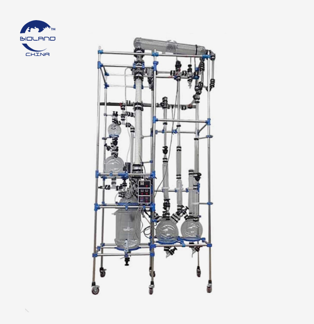 glass distillation column